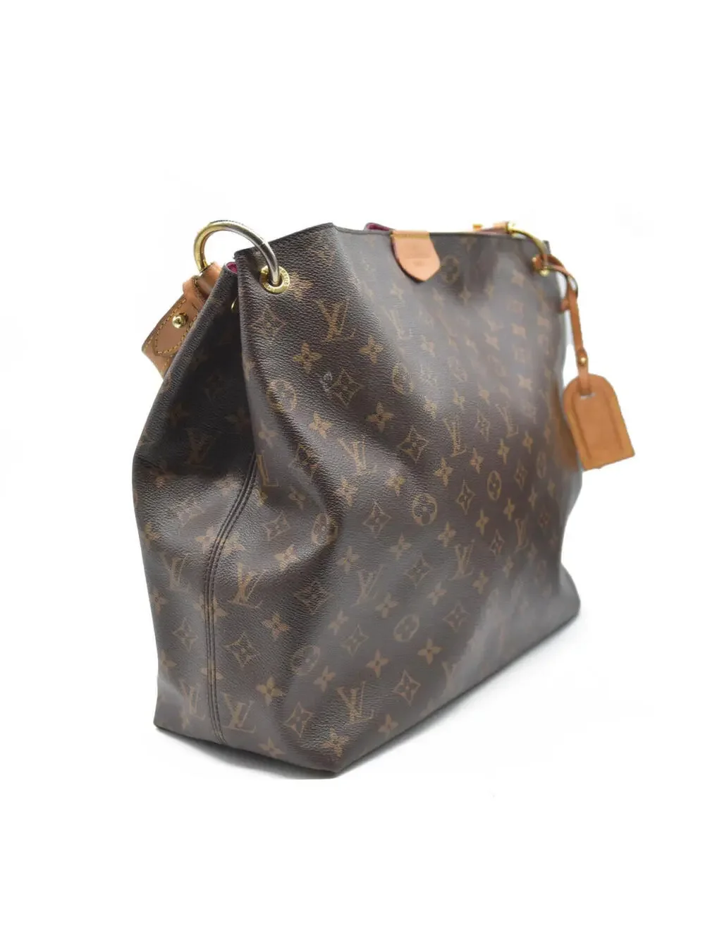 $2160 Louis Vuitton Monogram Graceful MM Pivoine TX4128